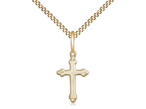 Infant Cross 14KT Gold Filled Cross – Carmelite Gift Store
