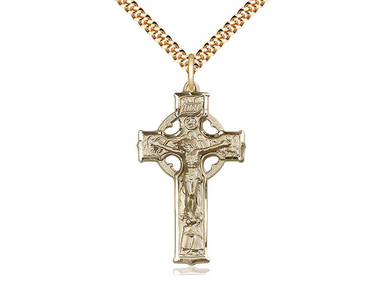 Celtic Crucifix -14 kt Gold Filled – Carmelite Gift Store
