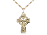 Celtic Crucifix -14 kt Gold Filled