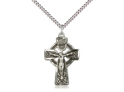 Celtic Crucifix - Sterling Silver