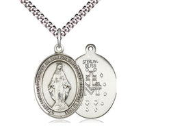 Miraculous Medal - Sterling Silver