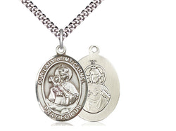 Scapular Medal - Sterling Silver