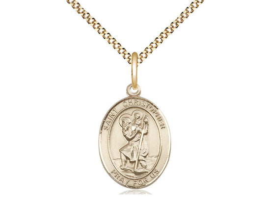 Gold Filled St. Christopher Medal
