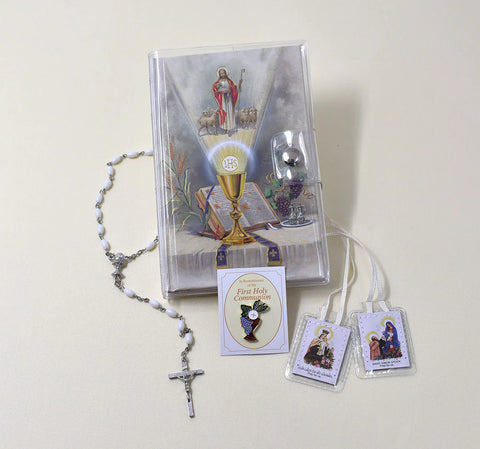 First Mass Book (Come My Jesus) Vinyl Set for Girls
