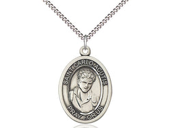 Sterling Silver Carlo Acutis Medal