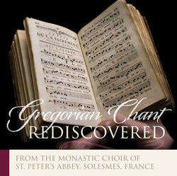 Gregorian Chant: Rediscovered Music CD