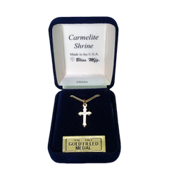 Infant Cross - Diamond Cut Engraved - 14KT Gold Filled