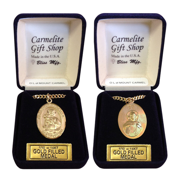 Scapular Medal - 14KT Gold Filled