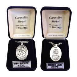 Scapular Medal - Sterling Silver