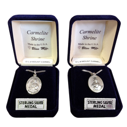 Scapular Medal - Sterling Silver