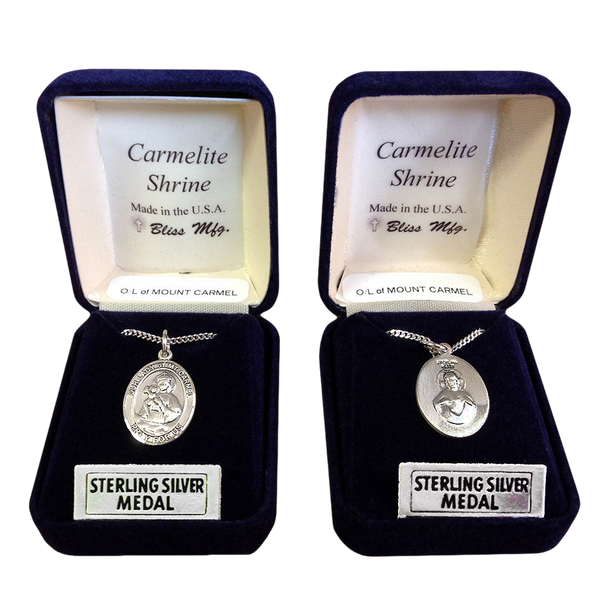 Scapular Medal - Sterling Silver