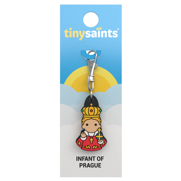 Infant of Prague Tiny Saints Charm