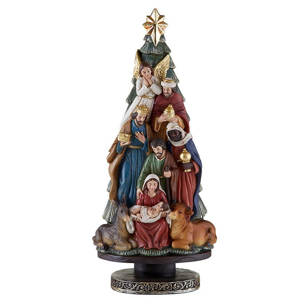 10" Nativity Christmas Tree