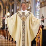 Coronation Collection Semi Gothic Green Chasuble