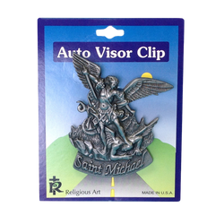 Auto Visor Clip - Saint Michael