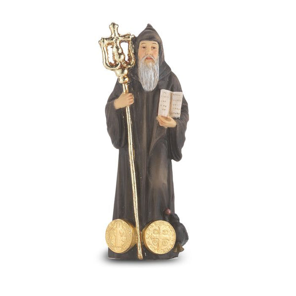 St. Benedict Statue - 4"