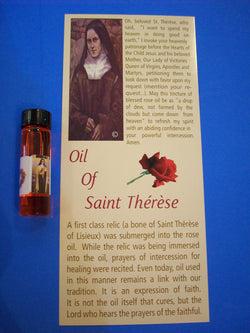 St. Therese of Lisieux Rose Scented Devotional Oil