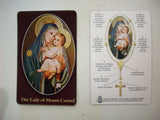 Mount Carmel Scapular Rosary Gift Set - Black