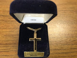 Cross - Highly Polished - Gold Filled