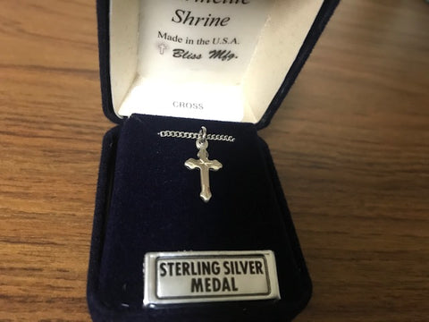 Cross - Sterling Silver - Engraved