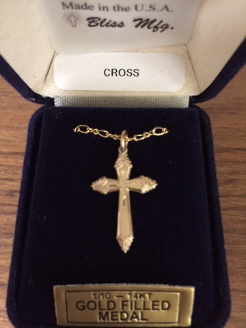 Cross - Gold-Filled with Engraving
