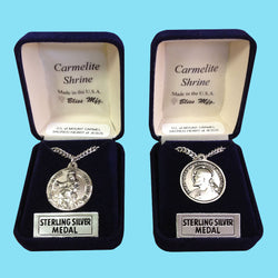 Scapular Medal -Sterling Silver