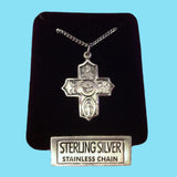 5 Way Confirmation Cross - Sterling Silver