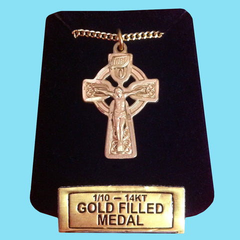 Celtic Crucifix -14 KT Gold Filled