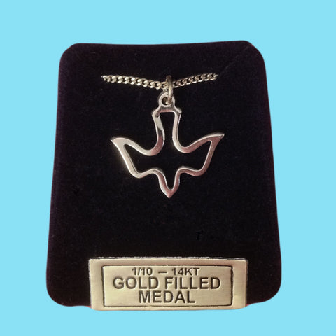 Holy Spirit Open Dove -14KT Gold Filled