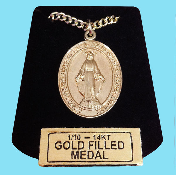 Miraculous Medal - 14KT Gold Filled