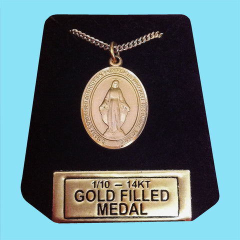 Miraculous Medal -14KT Gold Filled