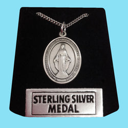 Miraculous Medal -Sterling Silver