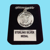 Saint Michael Medal - Sterling Silver