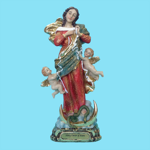 Mary Untier of Knots Statue - 8"