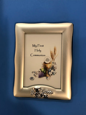 Communion Photo Frame - Silver-plated