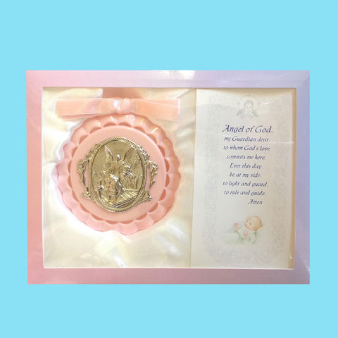 Crib Medal Gift Set - Pink