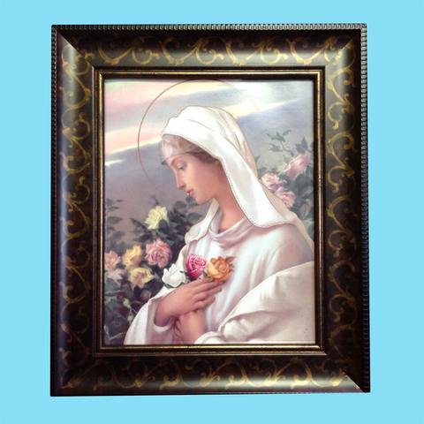 Mary Mystical Rose - Framed