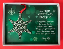 Celtic Snowflake Ornament