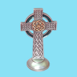 Standing Celtic Knotted Cross