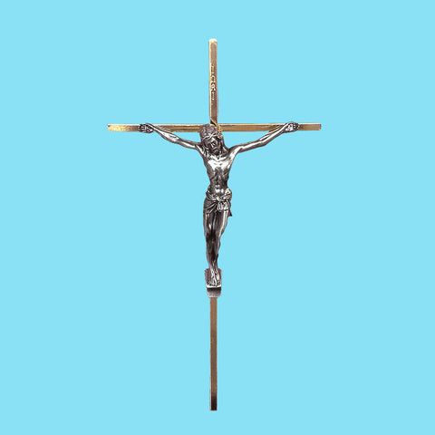 Silver and Brass Crucifix