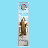 Saint Benedict Bookmark with Medal