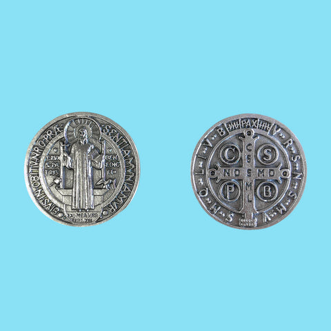 Saint Benedict Catholic Prayer Coin