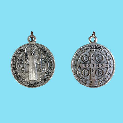 Saint Benedict Medal - Oxidized