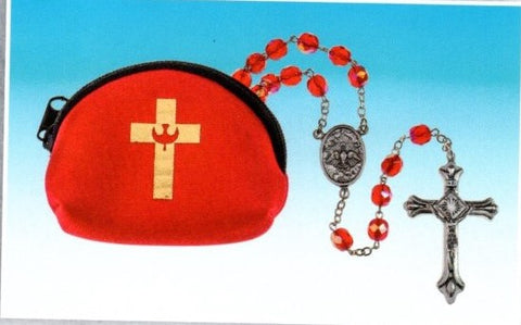 Confirmation Rosary with Pouch