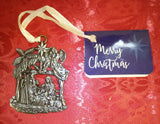 Nativity Stable Antique Ornament